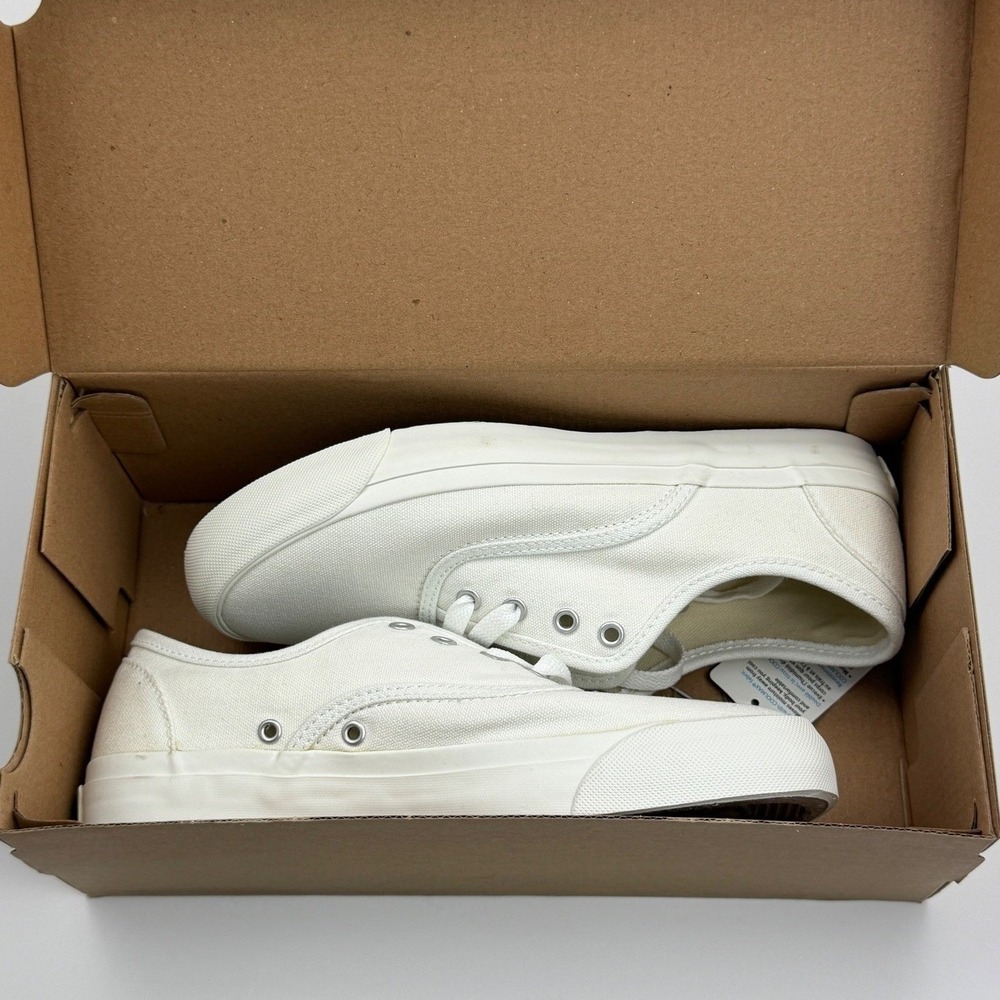 NEW Pro Keds Women's White Canvas Sneakers US 6.5 UK 4M Royal Lo CVO SMU Casual